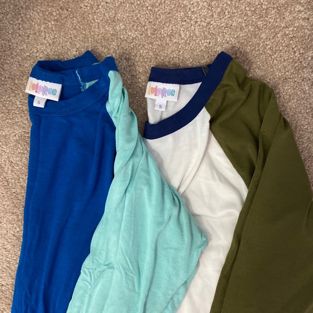 🌻 Lularoe Randy tee bundle, size Small - Picture 2 of 6